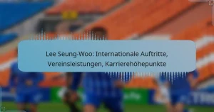 Lee Seung-Woo: Internationale Auftritte, Vereinsleistungen, Karrierehöhepunkte